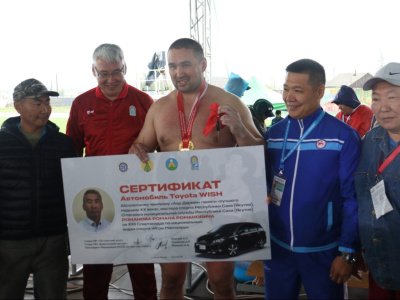 Автомобиль в подарок. Эрчим Баппагай стал абсолютным чемпионом Игр Манчаары