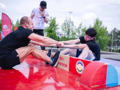 Мас-рестлинг в программе Спартакиады "Трудовых резервов" Республики Башкортостан