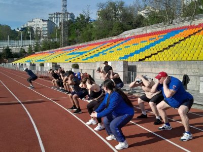 Сборная России по мас-рестлингу проводит сборы в Сочи